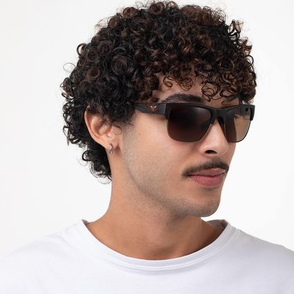 OC.ES.1569.1  Oculos de Sol Masculino NBA Chicago Bulls New Sport Polarizado Marrom -1-